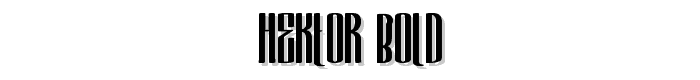 Hektor Bold font